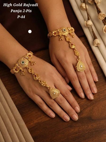 High gold rajvadi panja p 44 Imitation jewellery dealers in Gujarat